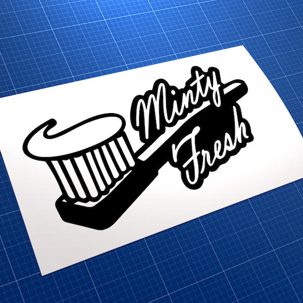 Minty Fresh Toothpaste JDM Car Vinyl Decal Sticker