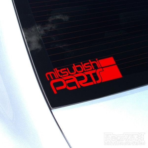 Mitsubishi Parts Funny Euro Decal Sticker