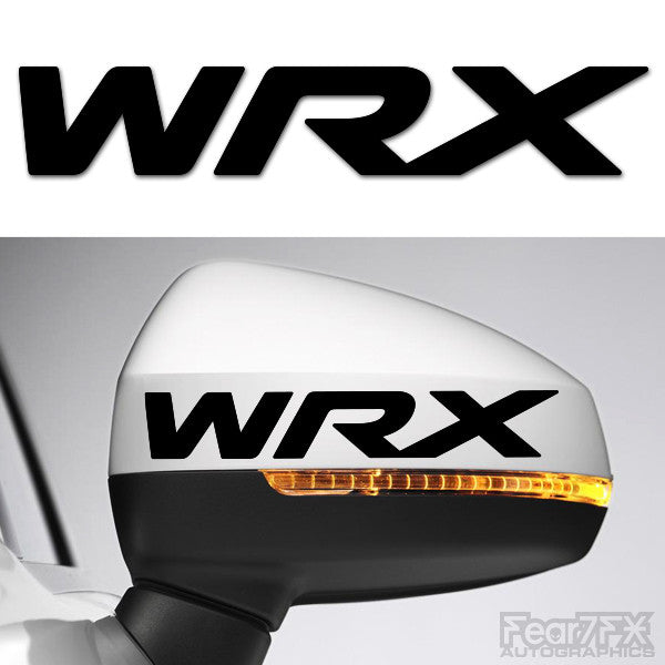 2x WRX Side Mirror Vinyl Transfer Decals