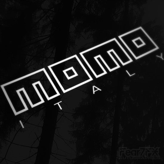 1x Momo Italy Audio Vinyl Transfer Decal