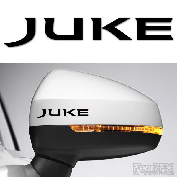 2x Juke Side Mirror Vinyl Transfer Decals