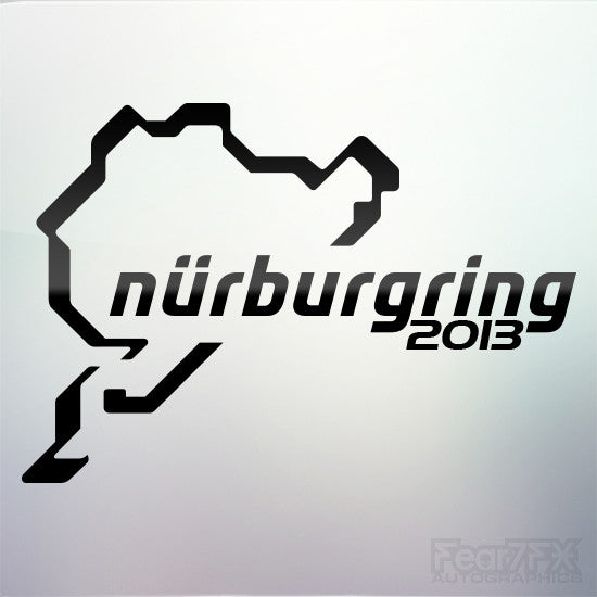 1x Nurburgring 2013 Vinyl Transfer Decal