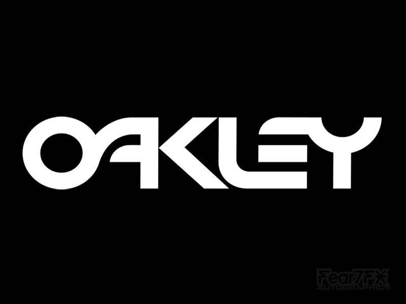 2x Oakley Vinyl Transfer Decal