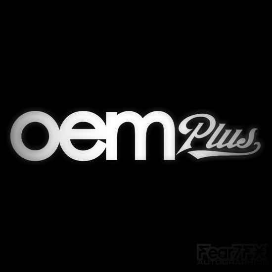 OEM Plus JDM Car Vinyl Decal Sticker