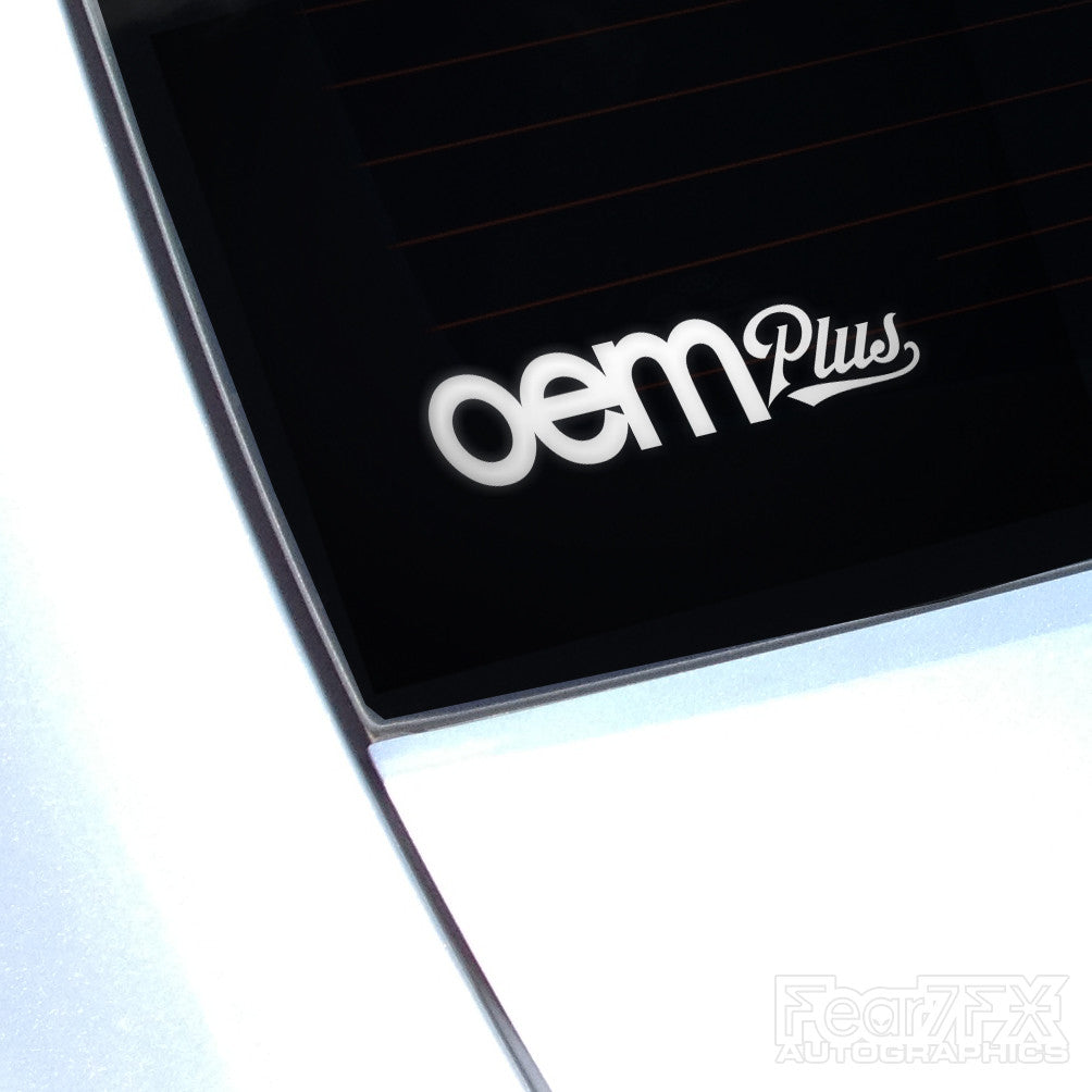OEM Plus Euro Funny Decal Sticker