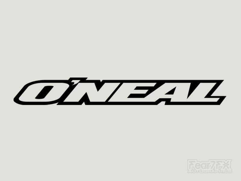2x Oneil Racing V3 Surf Vinyl Transfer Decal