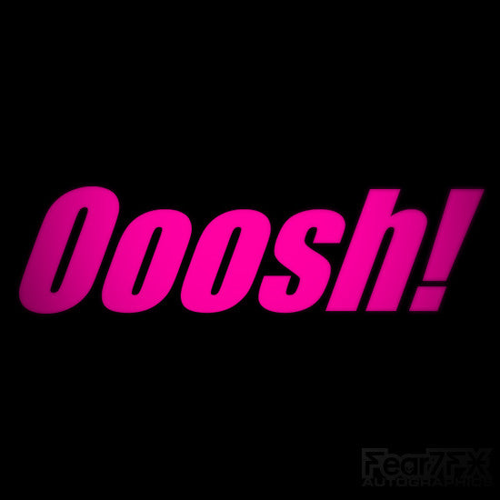 Ooosh! Bang Tidy JDM Euro Decal Sticker V1