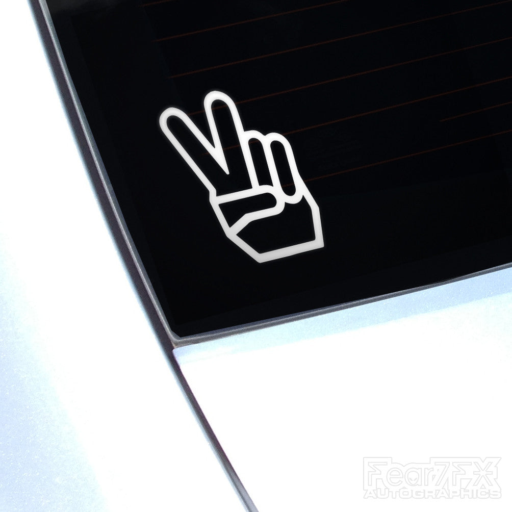 Peace Hand VW JDM Camper Decal Sticker