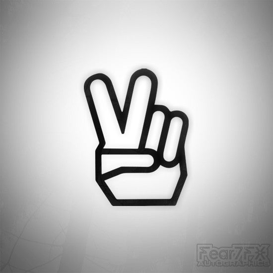 Peace Hand VW JDM Camper Decal Sticker