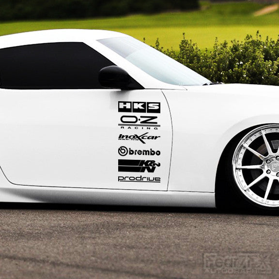 Door Performance Stack (9 Logos each side)