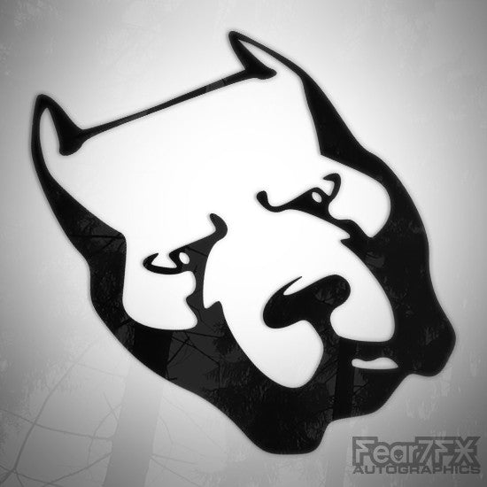 Pitbull Dog Owner Euro Decal Sticker