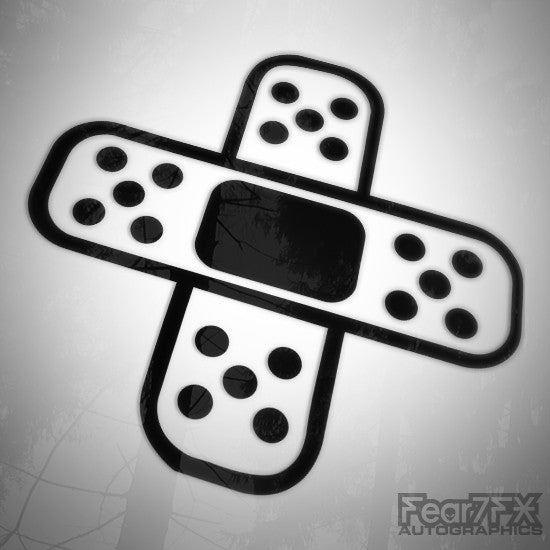 JDM Plaster Dent Scratch Funny Euro Decal Sticker V2