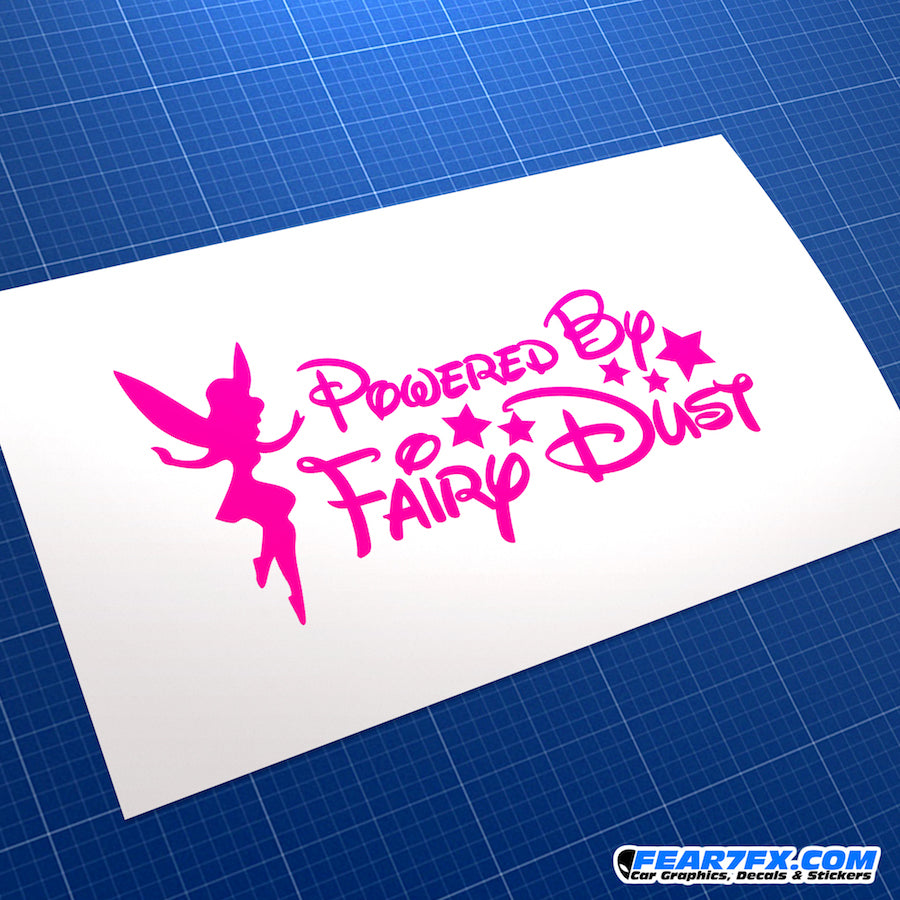 Powered By Fairy Dust JDM Car Vinyl Decal Sticker