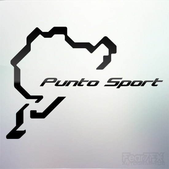 1x Punto Sport Nurburgring Vinyl Transfer Decal