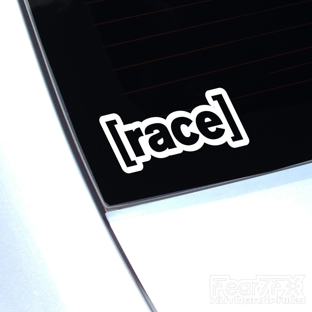Race Freak JDM Euro Funny Decal Sticker