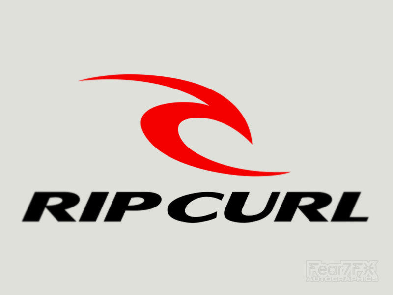 2x Rip Curl V2 Vinyl Transfer Decal