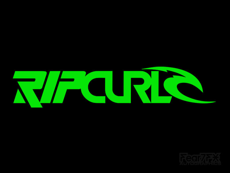 2x Rip Curl V3 Vinyl Transfer Decal
