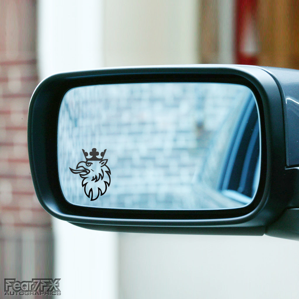 2x Scania Logo Wing Mirror Vinyl Transfer Decals