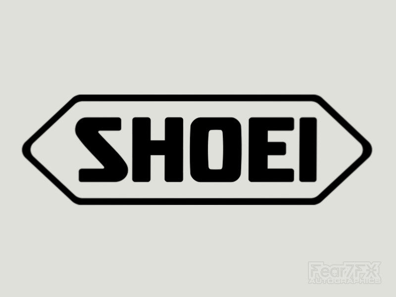 2x Shoei Vinyl Transfer Decal