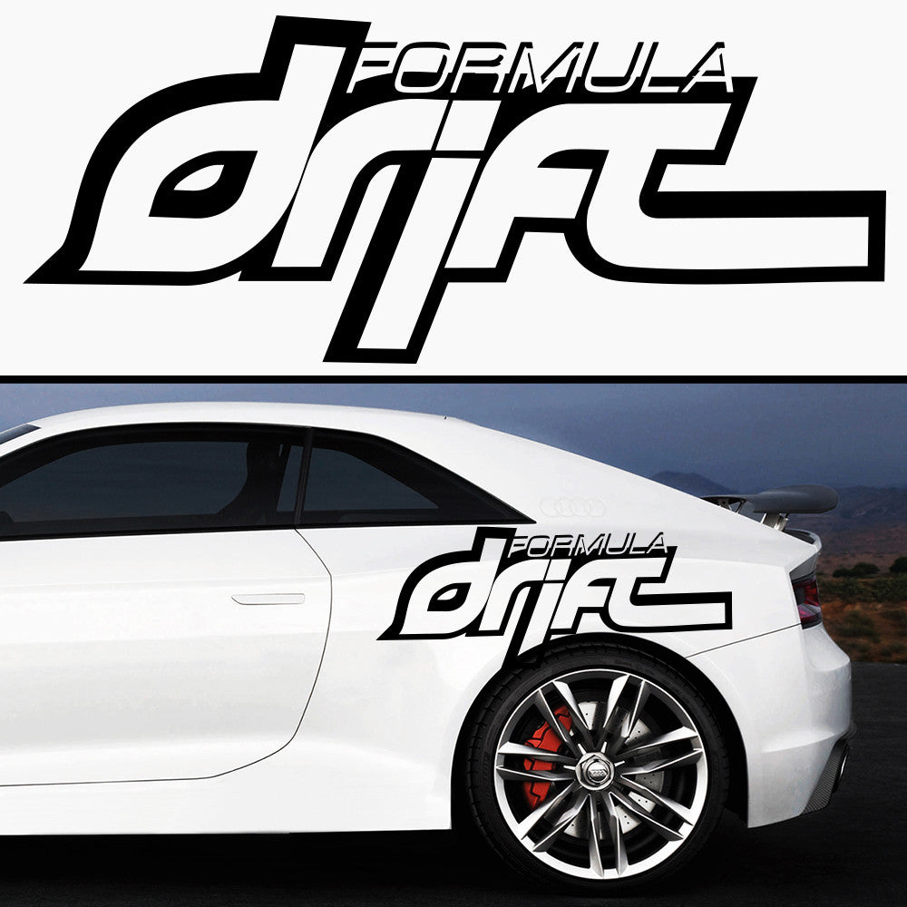 2x Formula Drift Rare Side Skirt Vinyl Decal