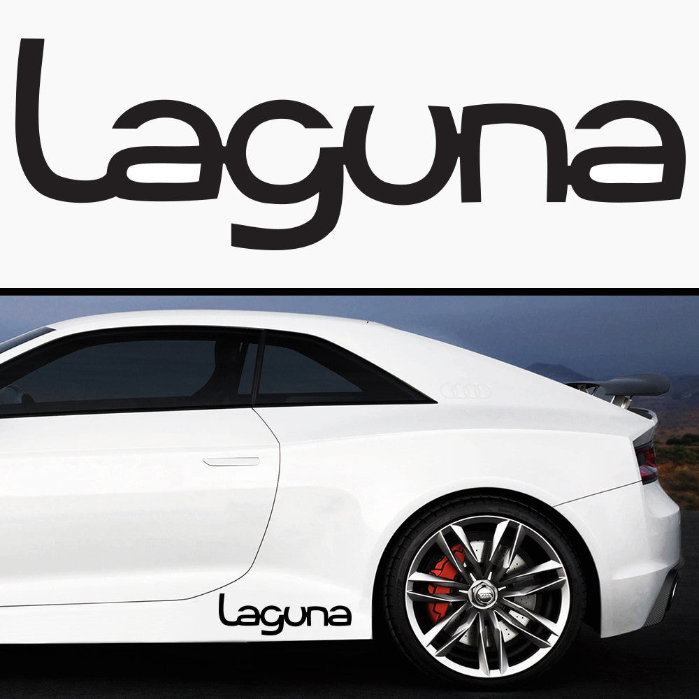 2x Laguna Side Skirt Vinyl Decal