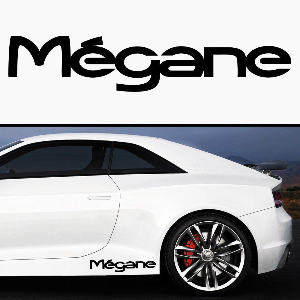 2x Megane Side Skirt Vinyl Decal