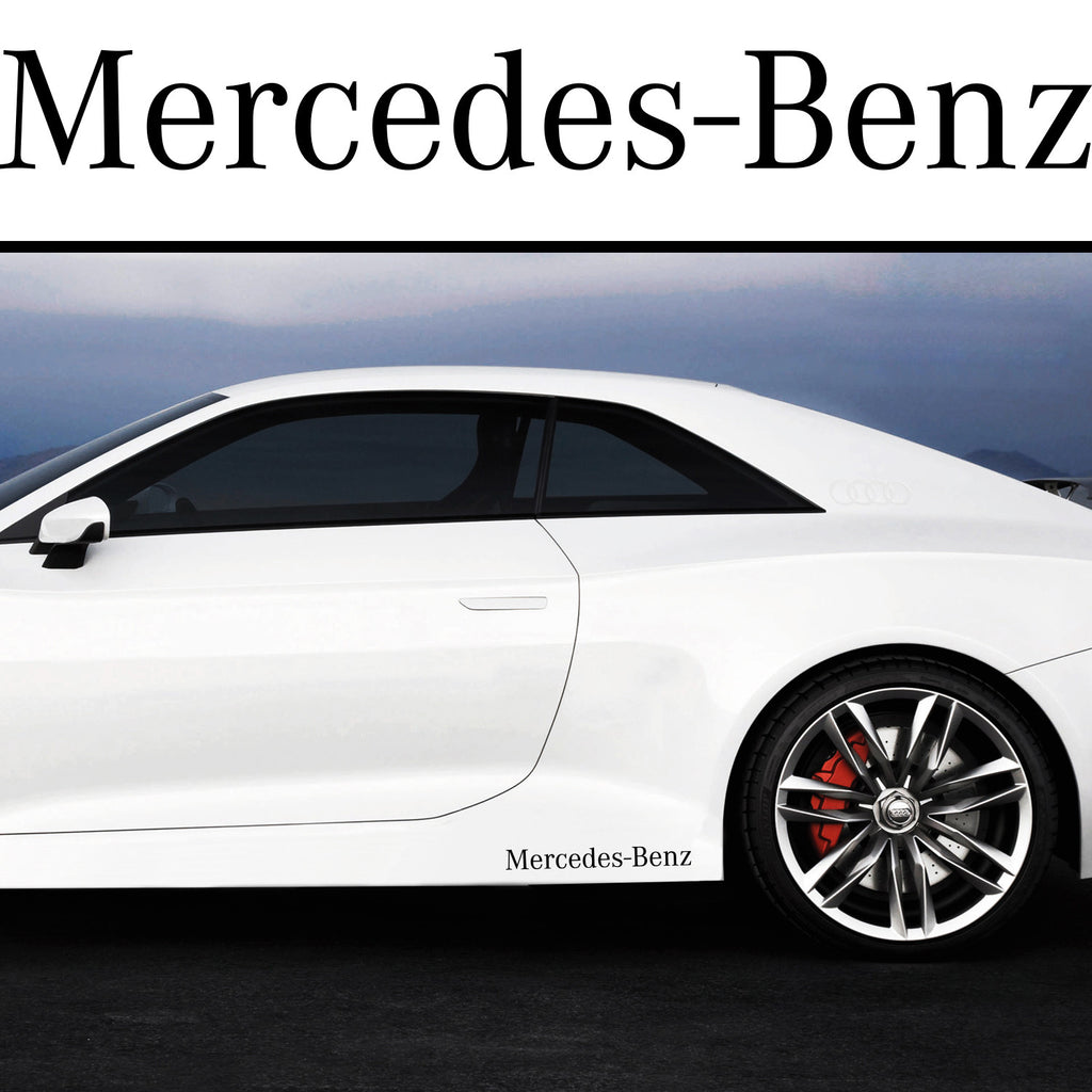 2x Mercedes Benz Side Skirt Vinyl Decal