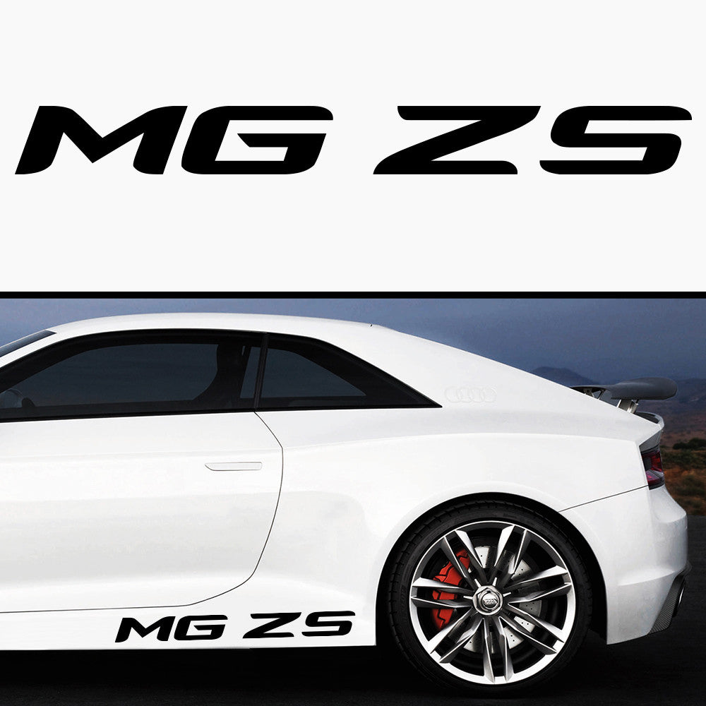 2x MGZS Rare Side Skirt Vinyl Decal
