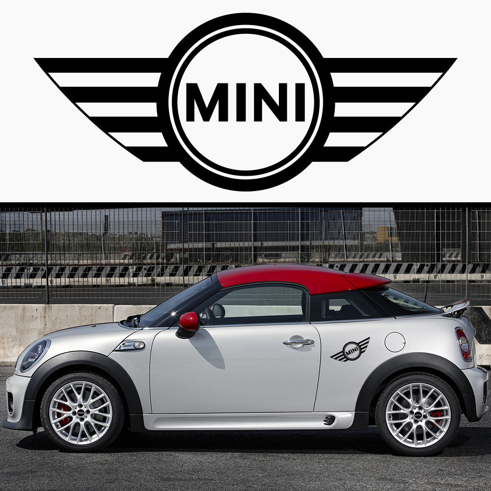 2x MINI Side Skirt Vinyl Decal