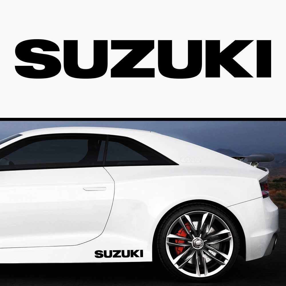 2x Suzuki Rare Side Skirt Vinyl Decal