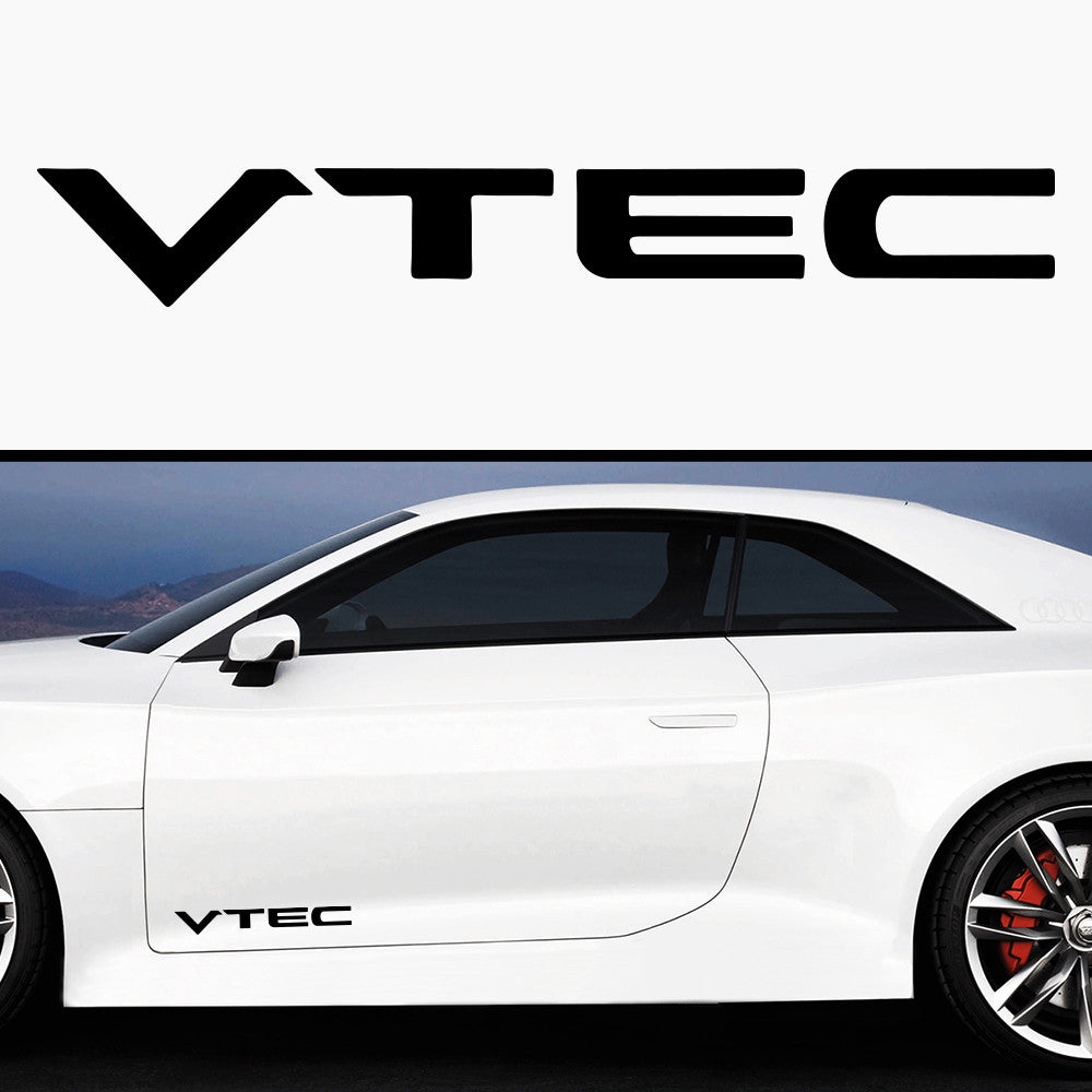2x VTEC Side Skirt Vinyl Decal