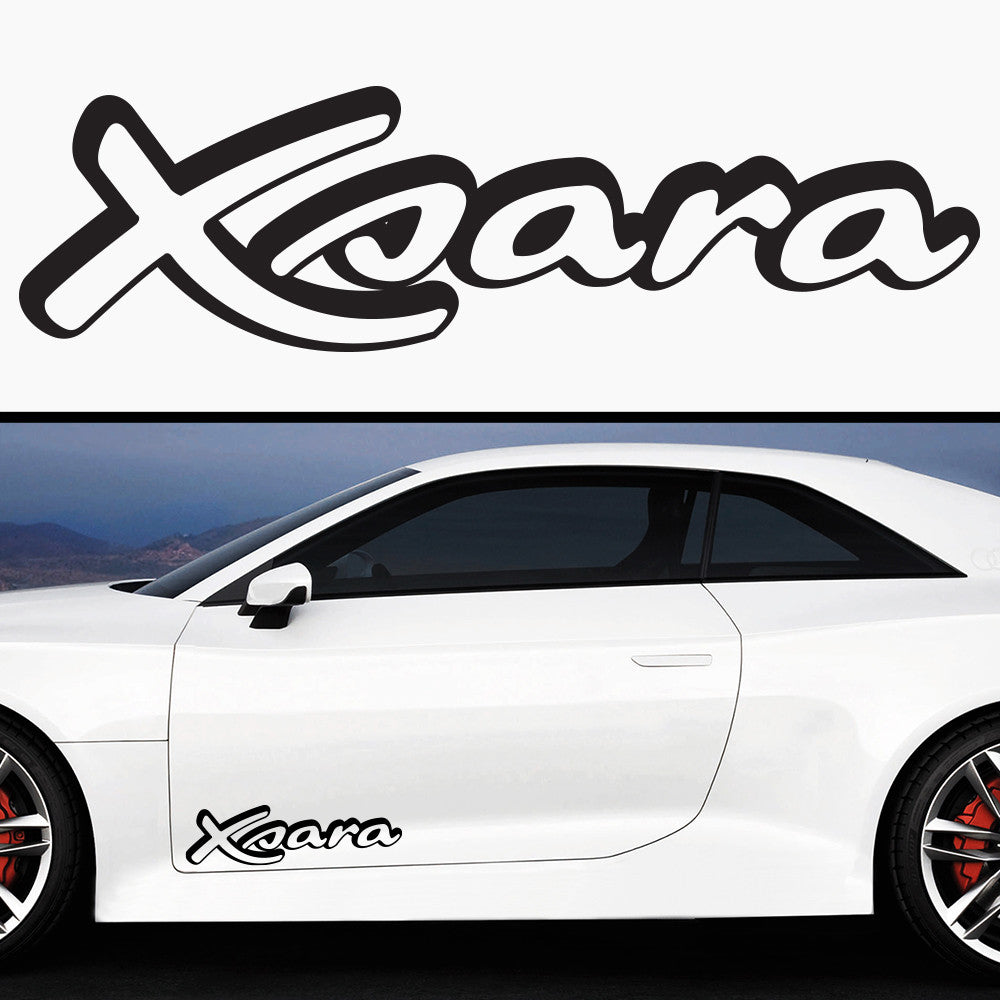 2x Citroen Xsara Rare Side Skirt Vinyl Decal