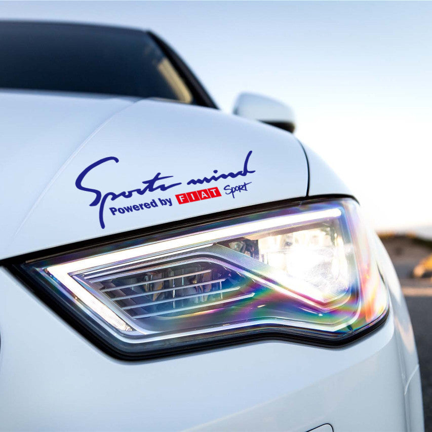 1x Sports Mind Powered By Fiat Decal