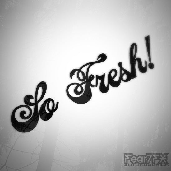 So Fresh Euro Camper Decal Sticker