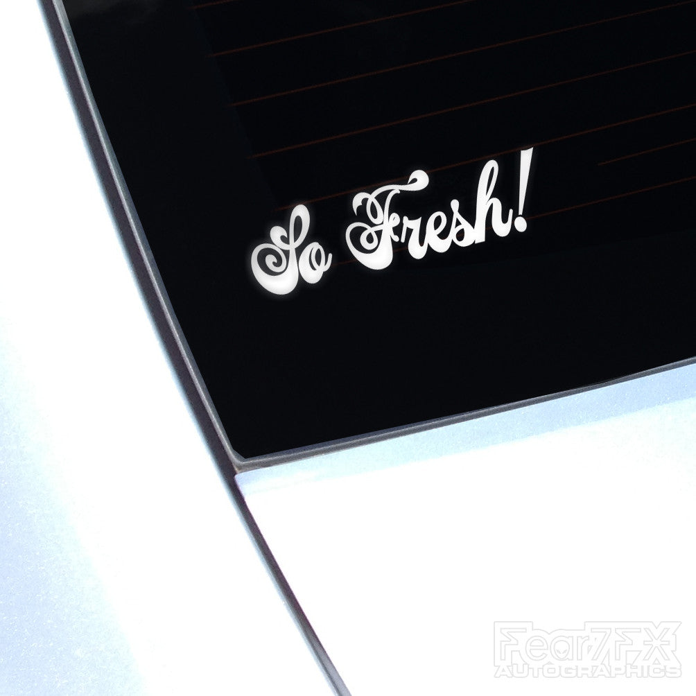 So Fresh Euro Camper Decal Sticker