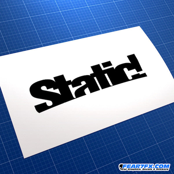 Static Coilovers JDM Car Vinyl Decal Sticker