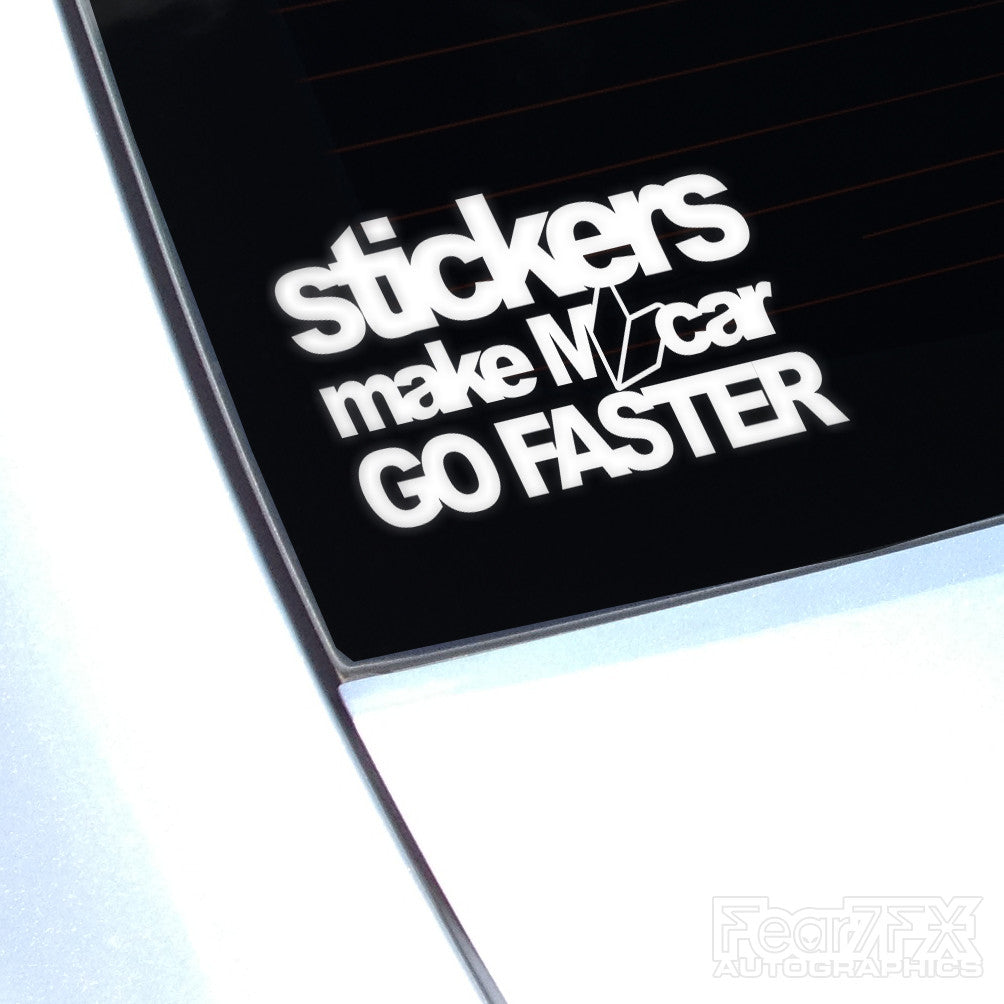 Stickers Make My Car Go Faster JDM Decal Sticker