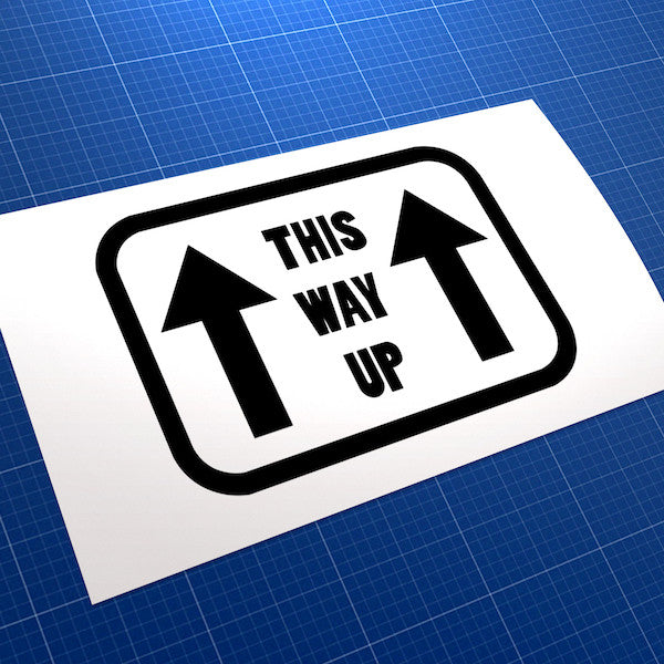 This Way Up V2 Drift JDM Car Vinyl Decal Sticker