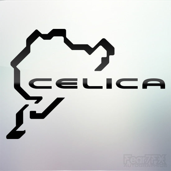 1x Celica Nurburgring Vinyl Transfer Decal