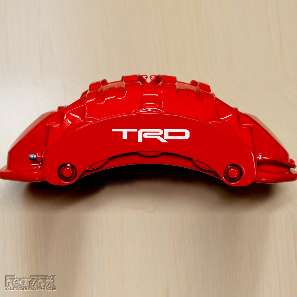 5x TRD Brake Caliper Vinyl Transfer Decals