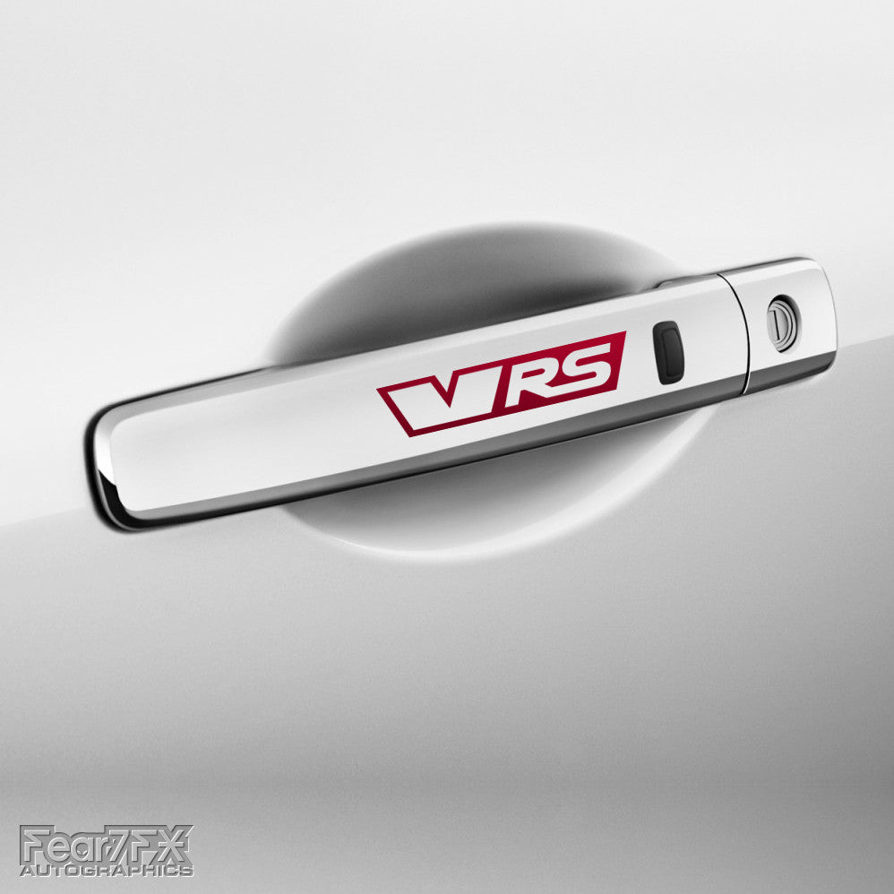4x VRS Door Handle Vinyl Transfer Decals