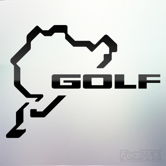 1x Golf Nurburgring Vinyl Transfer Decal