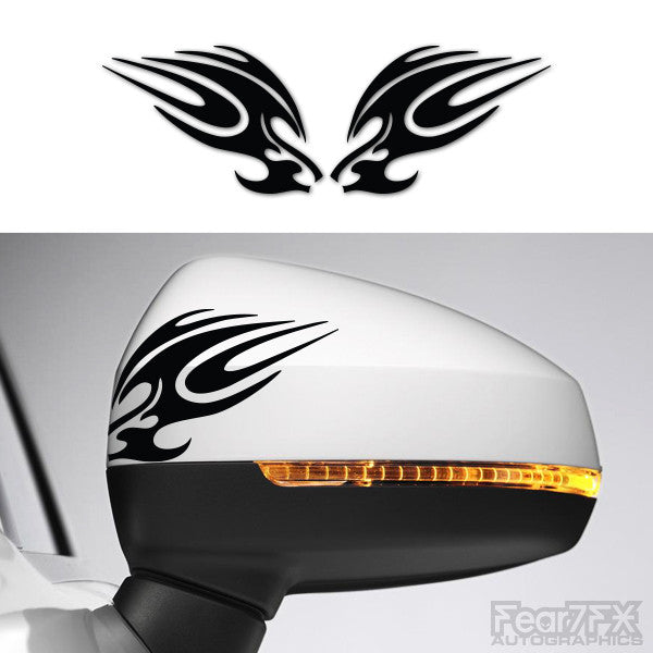 2x Wings Side Mirror Vinyl Transfer Decals