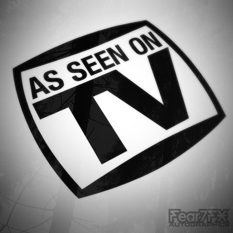 As Seen On TV Funny Euro Vinyl Decal Sticker