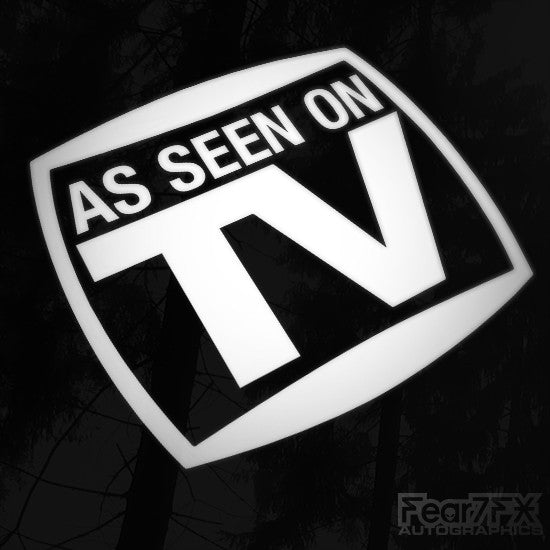 As Seen On TV Funny Euro Vinyl Decal Sticker
