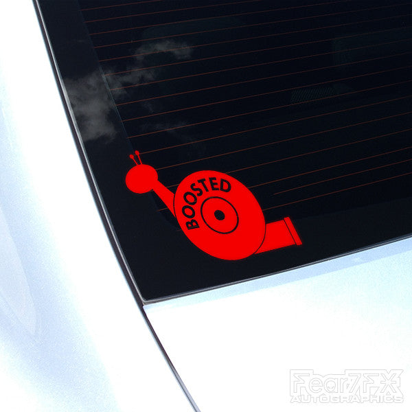 Boosted Snail Funny Euro Decal Sticker