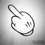 Dope F*ck You Middle Finger Funny Euro Decal Sticker