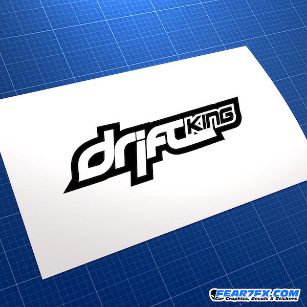 Drift King Race Car JDM Car Vinyl Decal Sticker V2