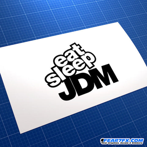 Eat Sleep JDM Car Vinyl Decal Sticker