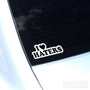 I Love Haters Funny JDM Euro Decal Sticker